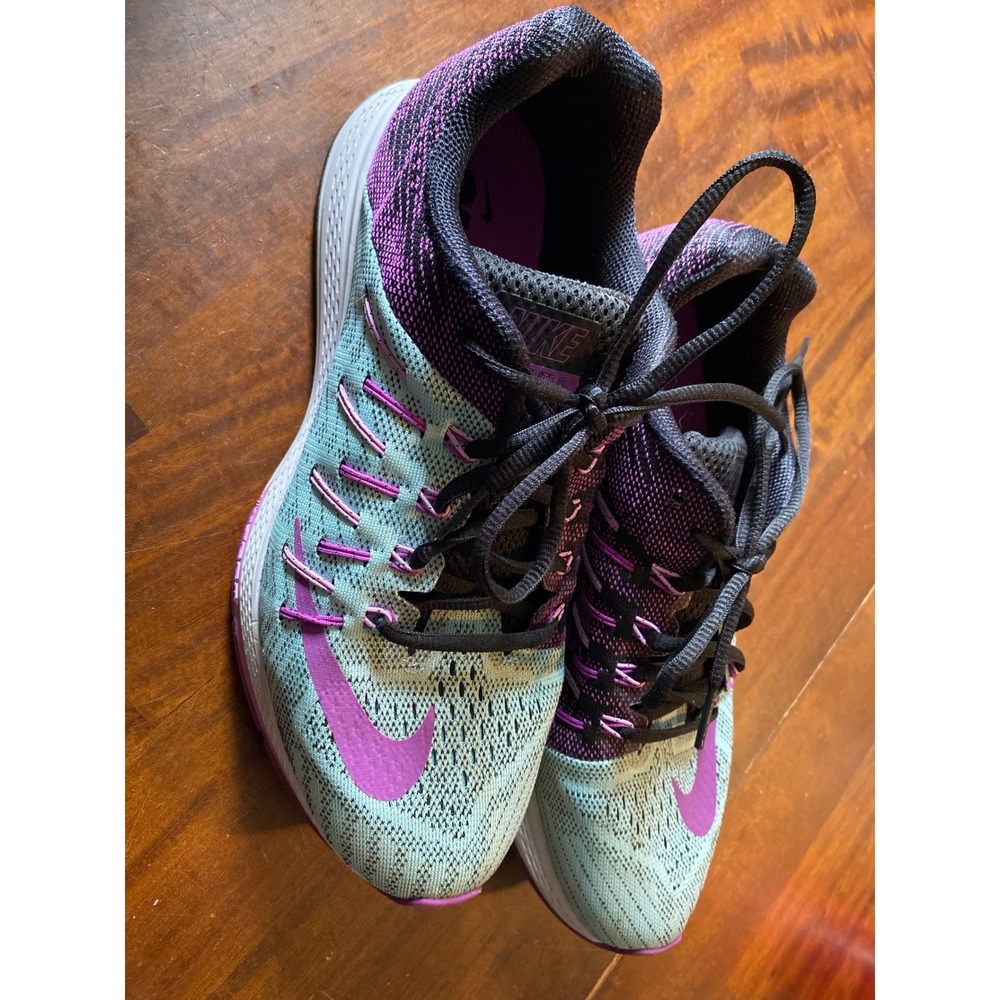 Nike Air Zoom Elite 8 Running Shoes Teal Purple 748589-301 Mens Womens
